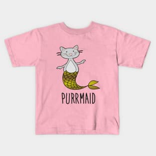 Purrmaid Kids T-Shirt